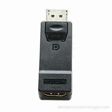 High-speed DP to HDMI Adapter M/F, Gold- or Nickel-plated